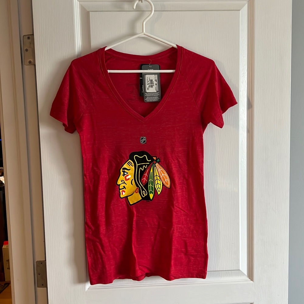 Reebok Blackhawks Womens player shirt Patrick Kane Sz M wmns NWT VTG